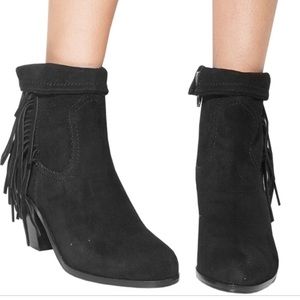 Sam Edelman Fringe Booties